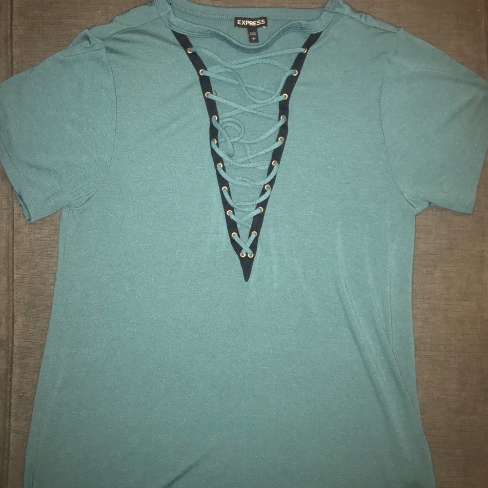 Express blouse teal size S